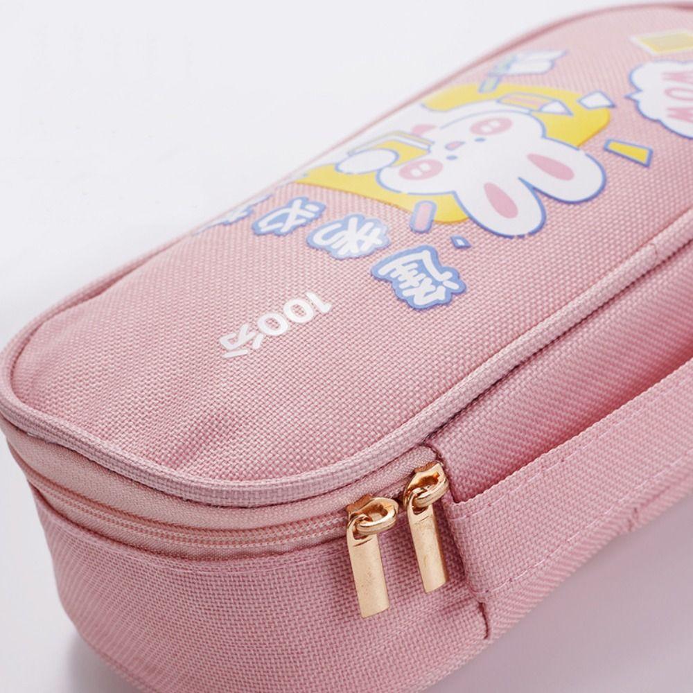 Портативный пенал многослойный пенал многофункциональный мультяшный пенал для студентов