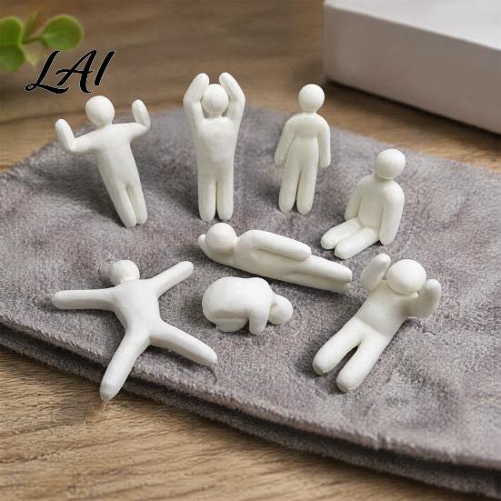 DIY Chameleon Figurine Set 8Pcs Paintable Ornaments 3D Printed Figures with Multiple Poses for Creative Craft Supplies Desktop Decoration