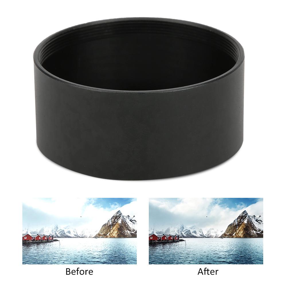 Metal Aluminium Alloy Lens Hood for 35mm f1.7Celsius50mm f1.4 Digital Camera CCTV Lens