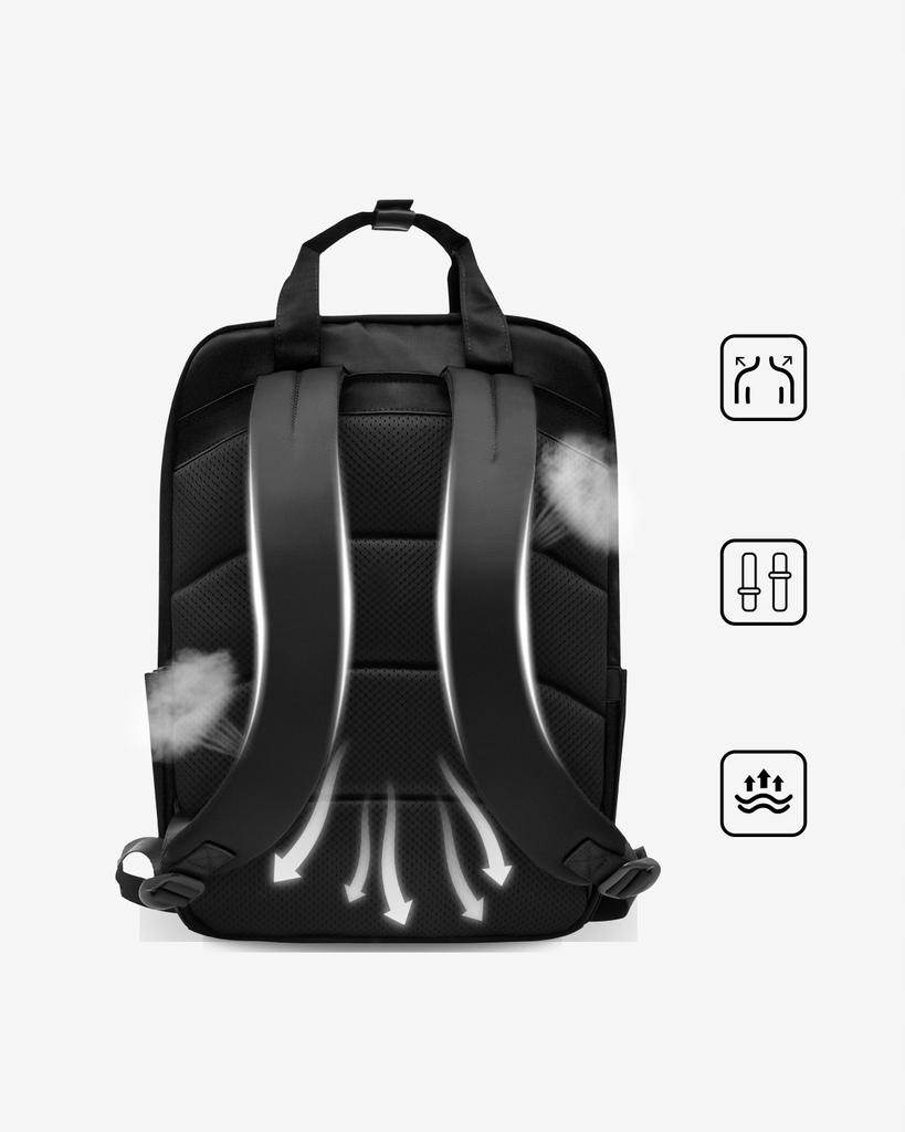 Innostyle Рюкзак для ноутбука 15.6 Для самолета Водонепроницаемый Colorlite 14 л Черный