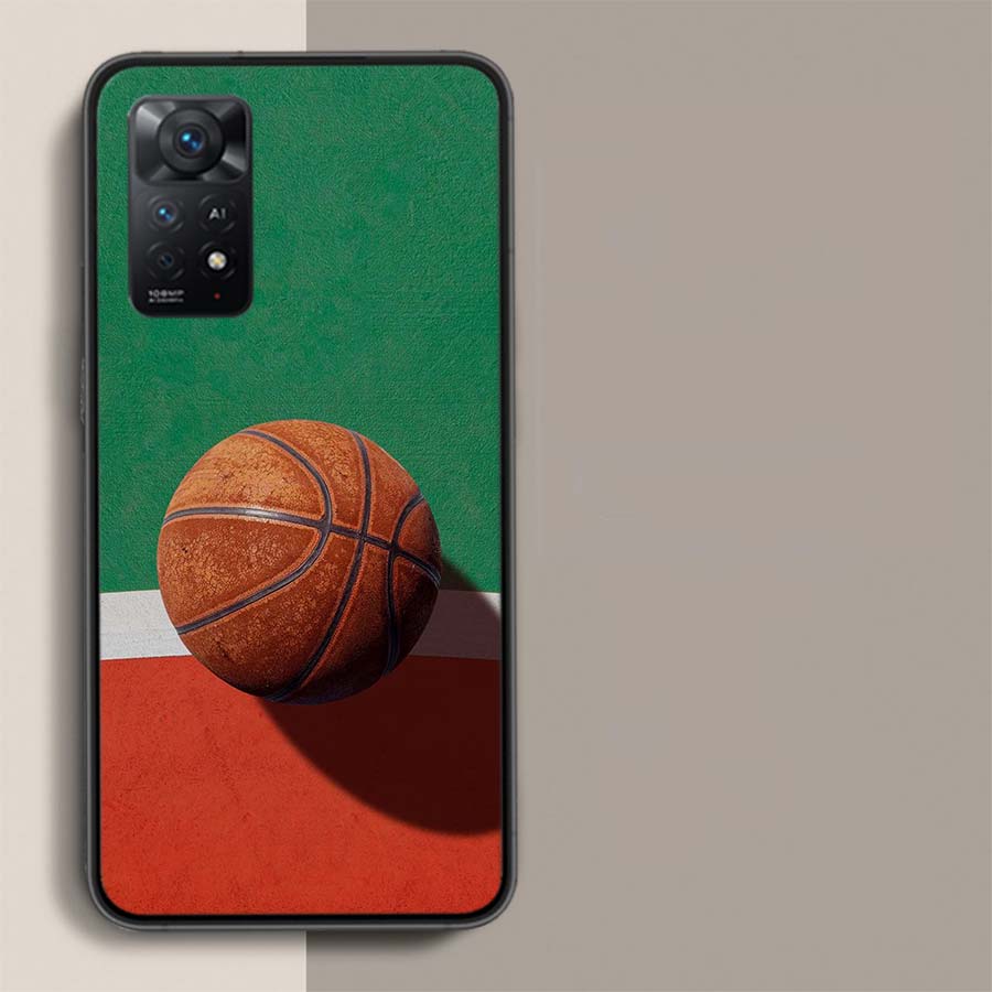 Чехол для телефона с баскетбольным мячом для Redmi Note 14+ 13 Pro Plus 14C 13C 12C 12 10A 10C 10 9 8 9A 9C 9T 8A 7 Pro Xiaomi Capa Cover Милый Fund