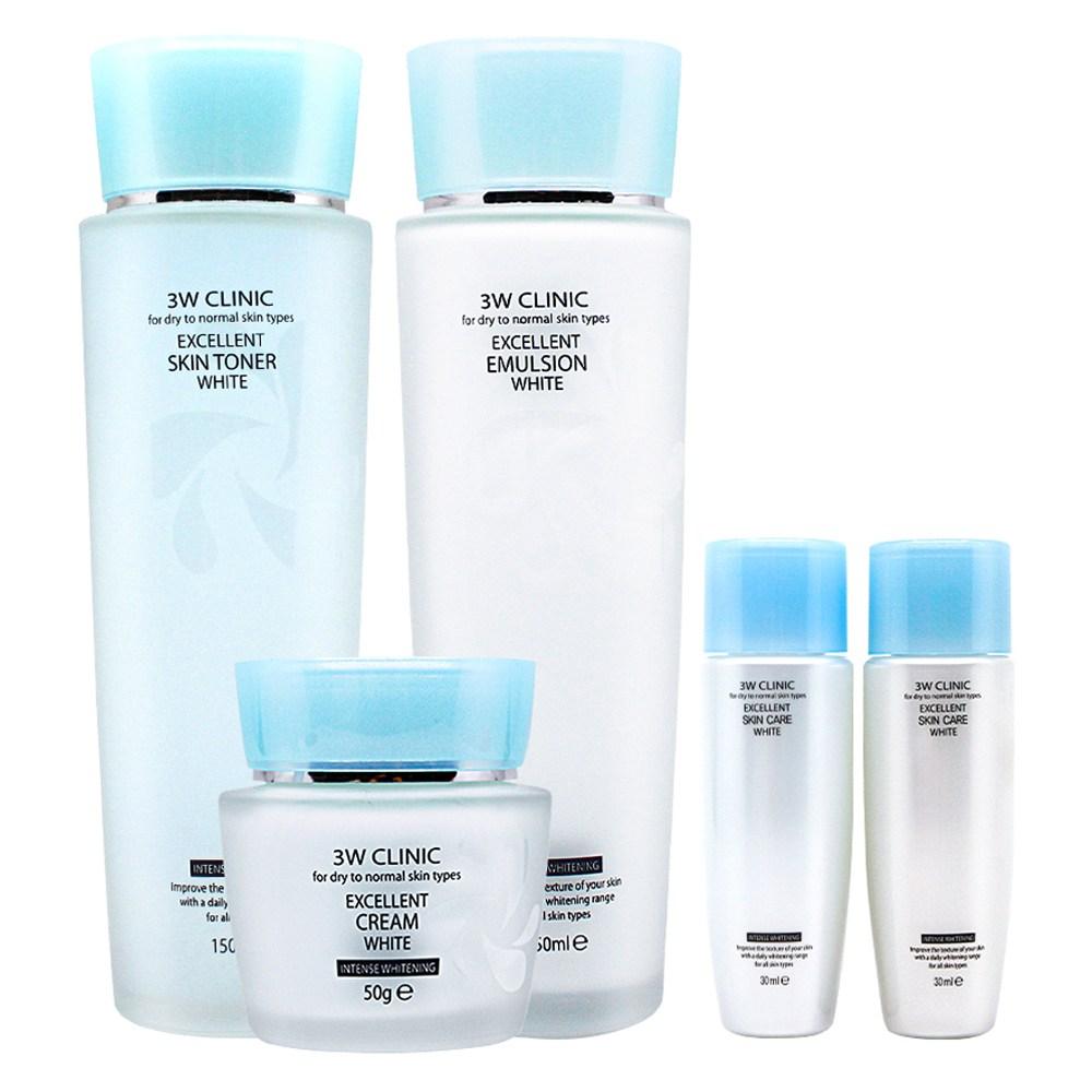 3w Clinic Excellent White Skin Care Set, 1 Set