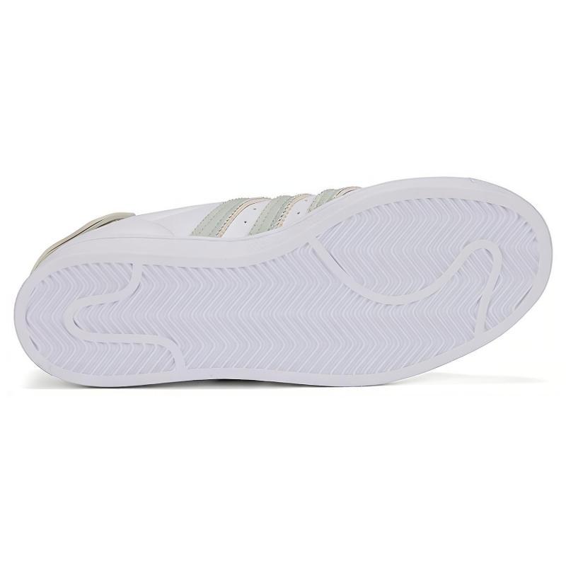 Adidas Оригинальные кроссовки Superstar 'Бело-зеленые' женские H03728