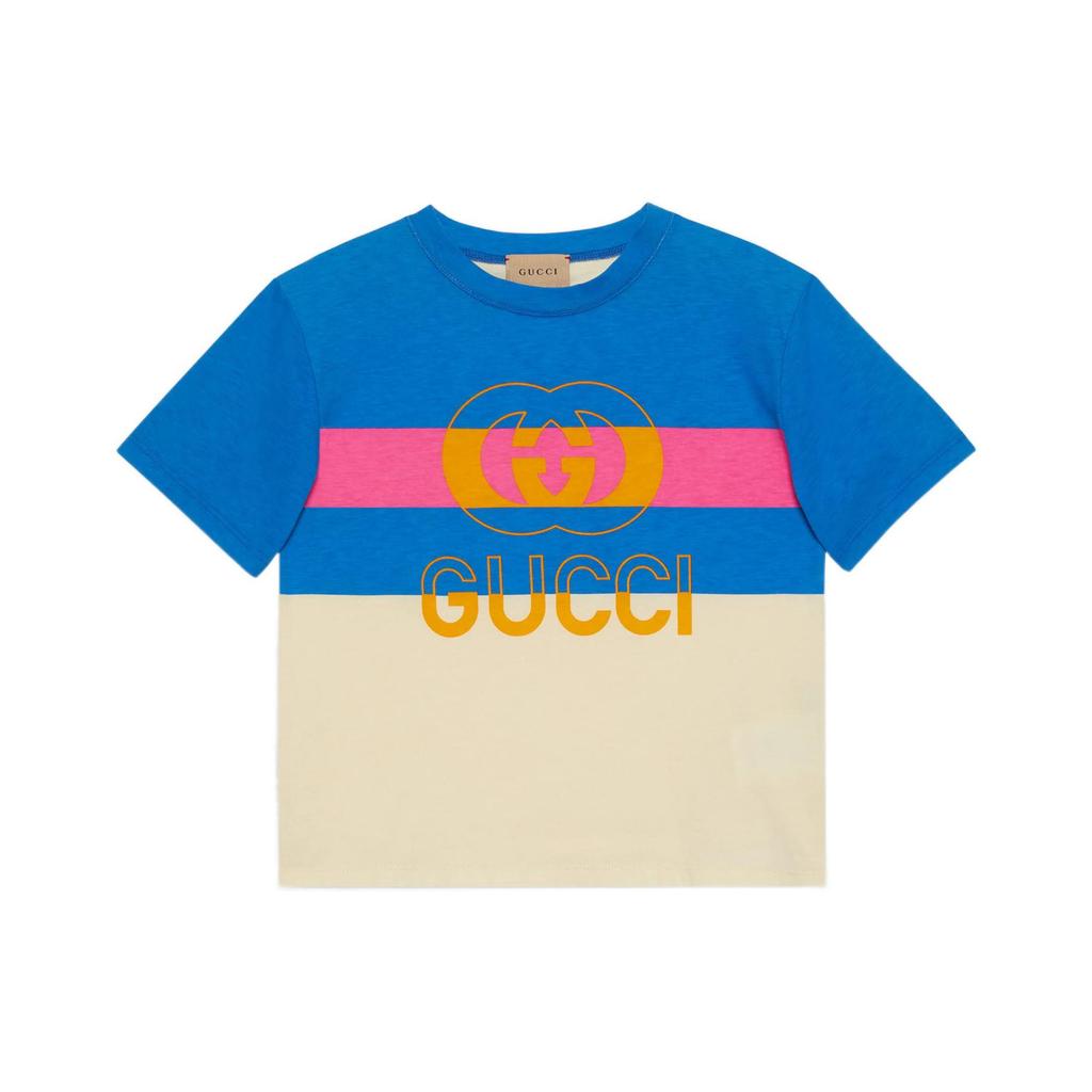Gucci Детские футболки с круглым вырезом Средние 586167-XJEY7-9756