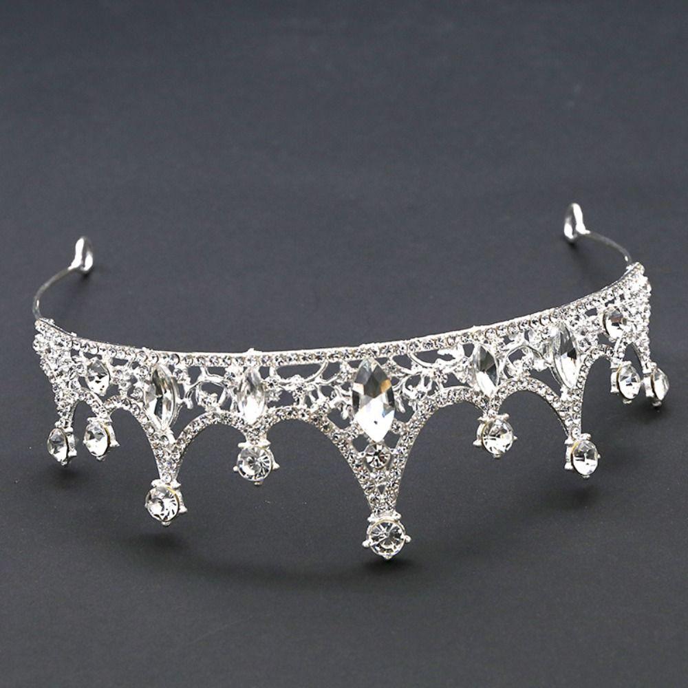 Wedding Bridal Women Tiaras Crystal Women Hair Headband Baroque Rhinestone Crown