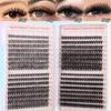 Завитые пучковые накладные ресницы DIY индивидуальные накладные ресницы мода завитые накладные ресницы вечеринка
