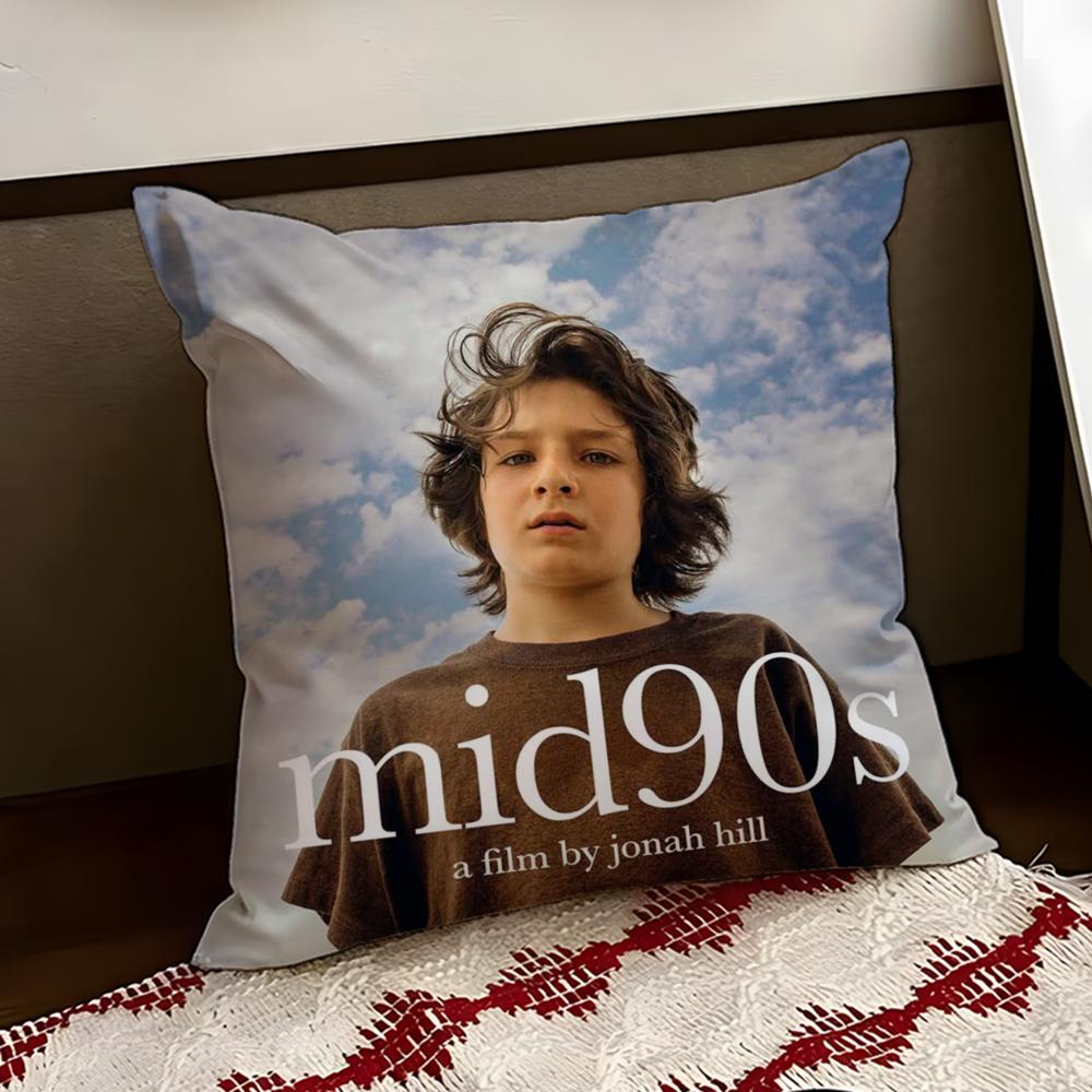 Movie MMid 90s Cushion Cover Reversible Soft Durable Pillow Cover Home Car MultiScene Use for Daily Comfort