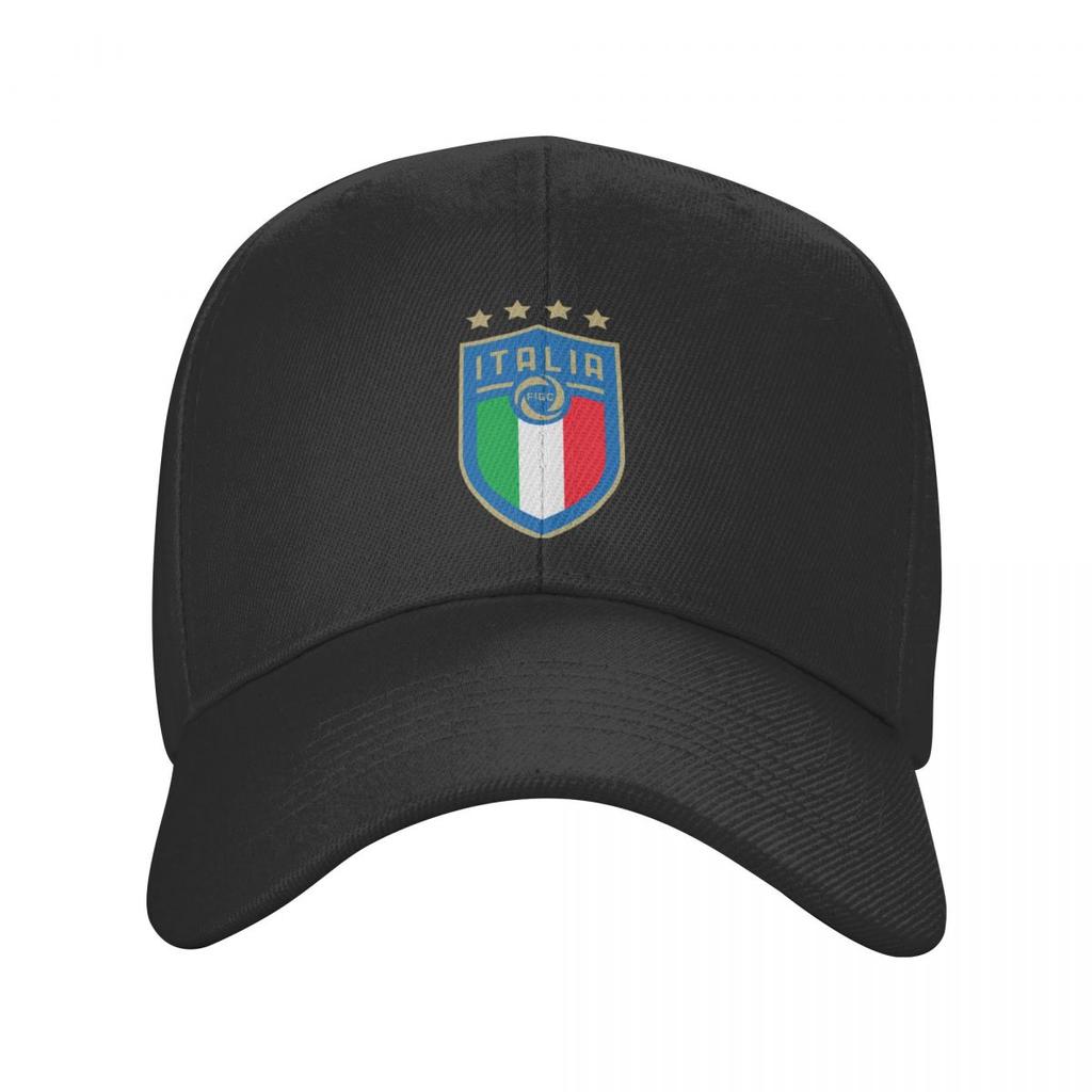 Personalized Italia Figc Baseball Cap for Unisex Women Breathable Italian Football Gift Dad Hat Outdoor