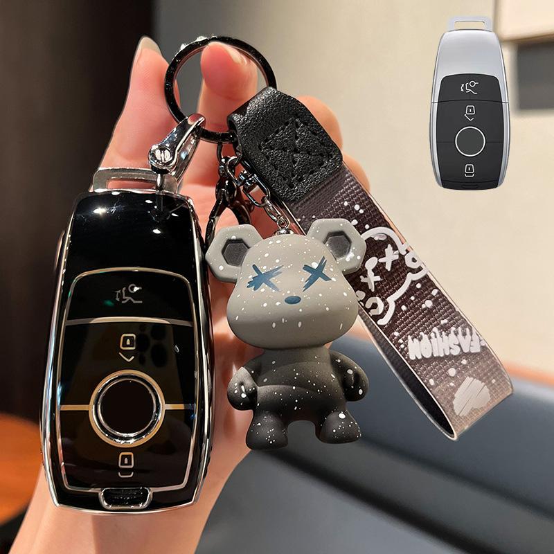 Чехол для дистанционного ключа из ТПУ для Mercedes Benz ACESG Class GLC CLE CLA GLB GLS W177 W205 W213 W222 X167 AMG