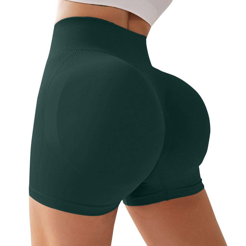 Women's High Waist Peach Lift Hip Sports Shorts Tight Yoga Shorts