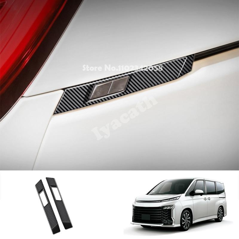 Для Toyota voxy noah 90 серии 2024 ABS хром карбон Декоративная накладка на панель переключателей управления подъемом задней двери