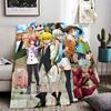 Плед Nanatsu no Taizai Легкий 240 г Фланелевое одеяло Мягкое, приятное для кожи, для летнего охлаждения