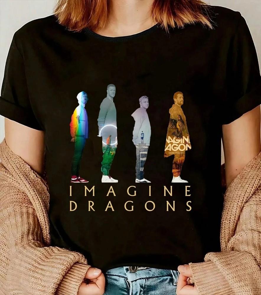 Imagine Dragons Группа Imagine Dragons Тур 2025 Подарок фанату Унисекс Футболка