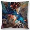 Новая картина в абстрактном стиле, скульптура, таинственный узор, фантастическая наволочка, декоративная подушка для дивана