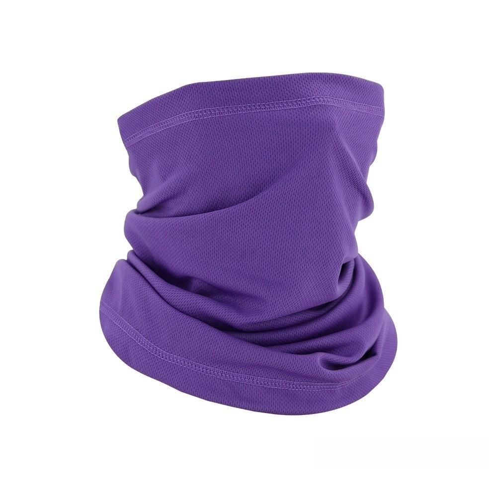 Multifunctional Sunscreen Neck Gaiter Ice Feeling Quick-drying Half Face Mask Breathable Elastic Tube Scarf for Outdoor Sport