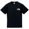 Pork Silky Dry Dry Small Logo [The Face] 4.7oz T-Shirt, Black, XXL,