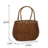 Sundries Organizer Rattan Storage Baskets Imitation Rattan Garden Picnic Basket