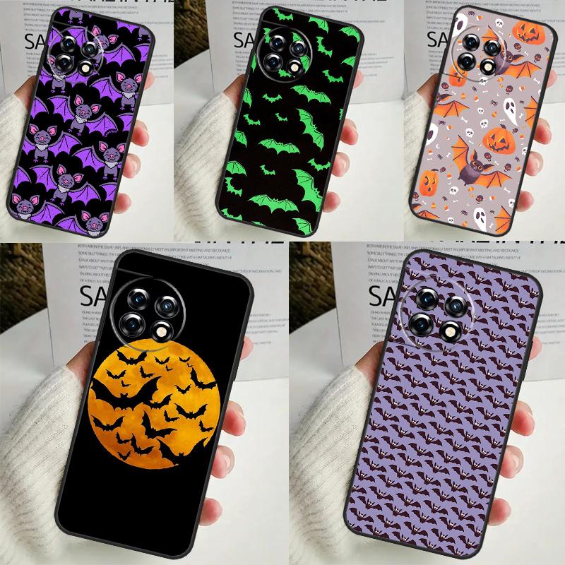 Halloween Vampire Bats Case For OnePlus 11 12 9 10 Pro 9R 10R 10T 12R OnePlus Nord N30 N20 N10 CE 4 2 3 Lite Cover