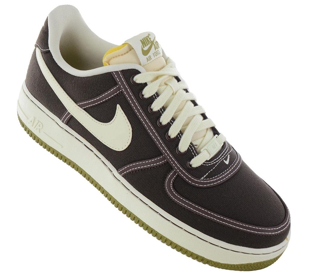 Nike Air Force 1 07 Premium - Кроссовки парусиновые Baroque-Brown CI9349-201 ОРИГИНАЛ