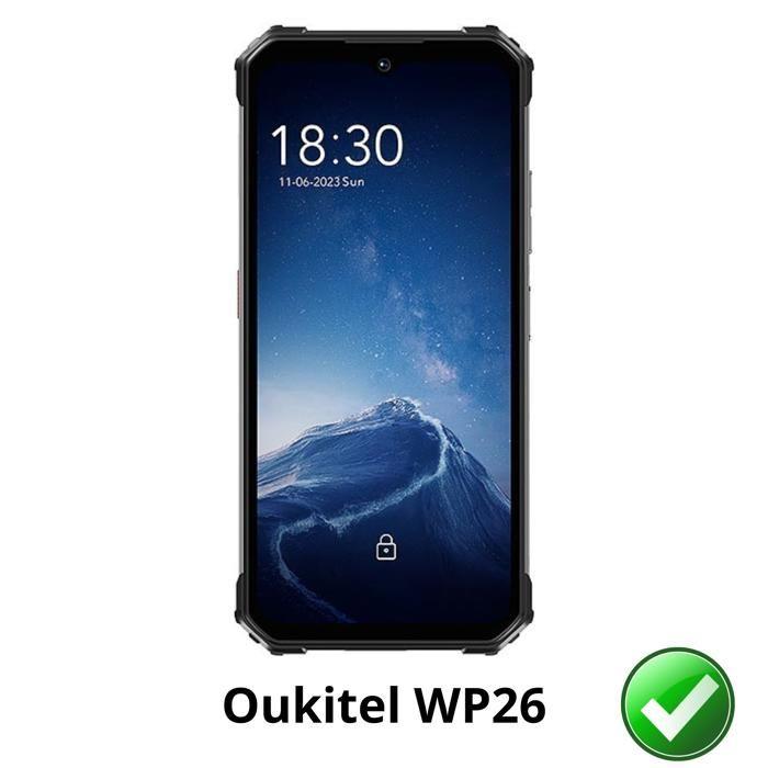 Защитная пленка - Phonillico - Oukitel WP26 - Упаковка 2 шт. - Ультратонкая - Устойчивая к царапинам