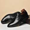 Высококлассные оксфорды мужские туфли из натуральной кожи на шнуровке мужская повседневная обувь люксовый бренд деловая офисная формальная мужская обувь класса люкс