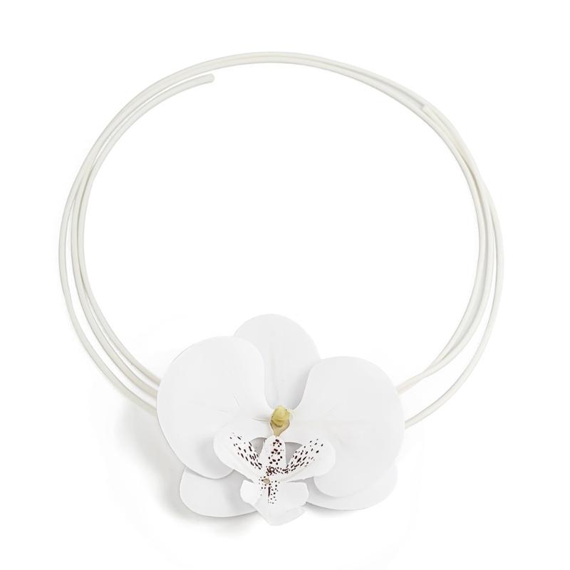 Elegant Floral Charm Jewelry 3D Flower Pendant Necklace/Earrings/Brooch for Girl Women Wedding Party Embellishment