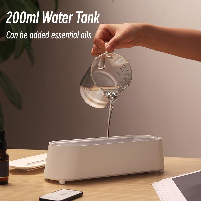 Распылитель ароматов Fire Flame, увлажнитель воздуха с дистанционным управлением USB, ультразвуковой ароматерапевтический диффузор эфирных масел, туманообразователь