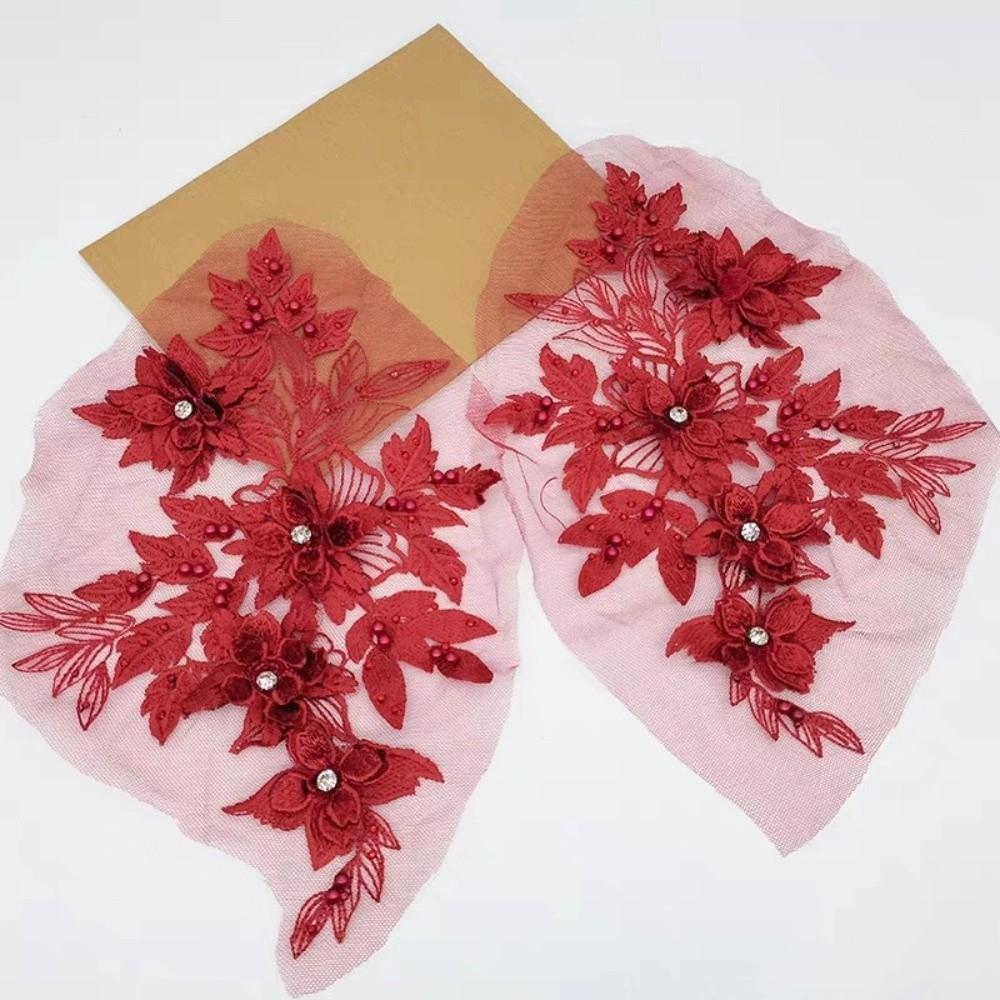 Элегантная нашивка с вышивкой пайетками, вышивка цветов, аппликация для одежды, шитье