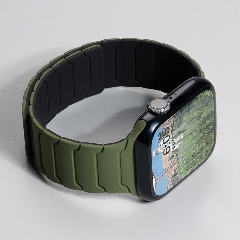 Подходит для Apple S11, S10watch9 спортивный силиконовый S10 новый магнитный ремешок для умных часов