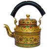 Дизайнерский алюминиевый чайник с ручной росписью для чая/кофе, домашнего декора и подарков. Вместимость 1