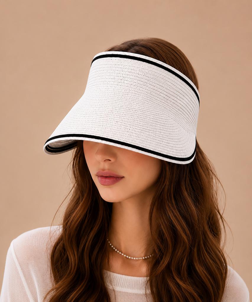 Солнцезащитная кепка-козырек из французской рафии Baseukala (4Colors)
