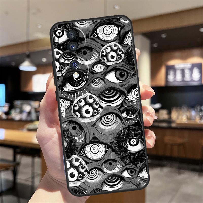 Чехол 'Страшное Лицо Глаза' для Honor 200 Pro X9b X9a X8b X8a X8 X9 X9c 50 70 90 Lite Honor Magic 7 6 5 Pro Funda