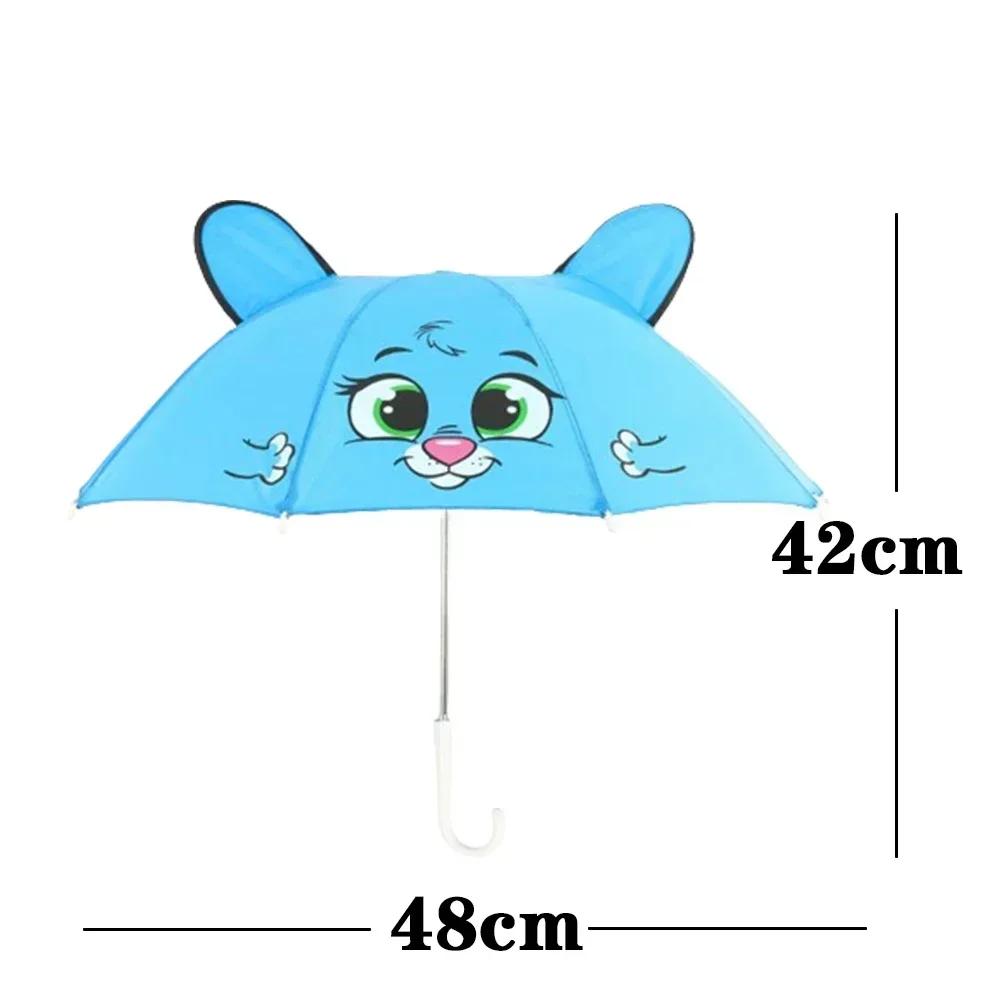 1-2 Years  Baby Umbrella Cute Children Toy Umbrella Men and Women Baby Ears Umbrella Props Mini Dance Toy Umbrella Kids Umbrella