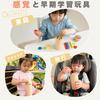 Montessori Wooden Building Educational Toys for 1st Birthday Fingertip Color Ranking Blocks, Babies, Gifts, Training, Sorting, Boys, Girls, Toddlers,