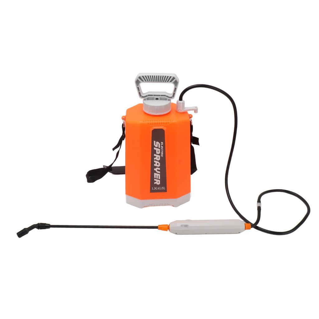Battery Powered Sprayer with 3 Mist Nozzles Shoulder Mounted Multifunctional Electric Garden
