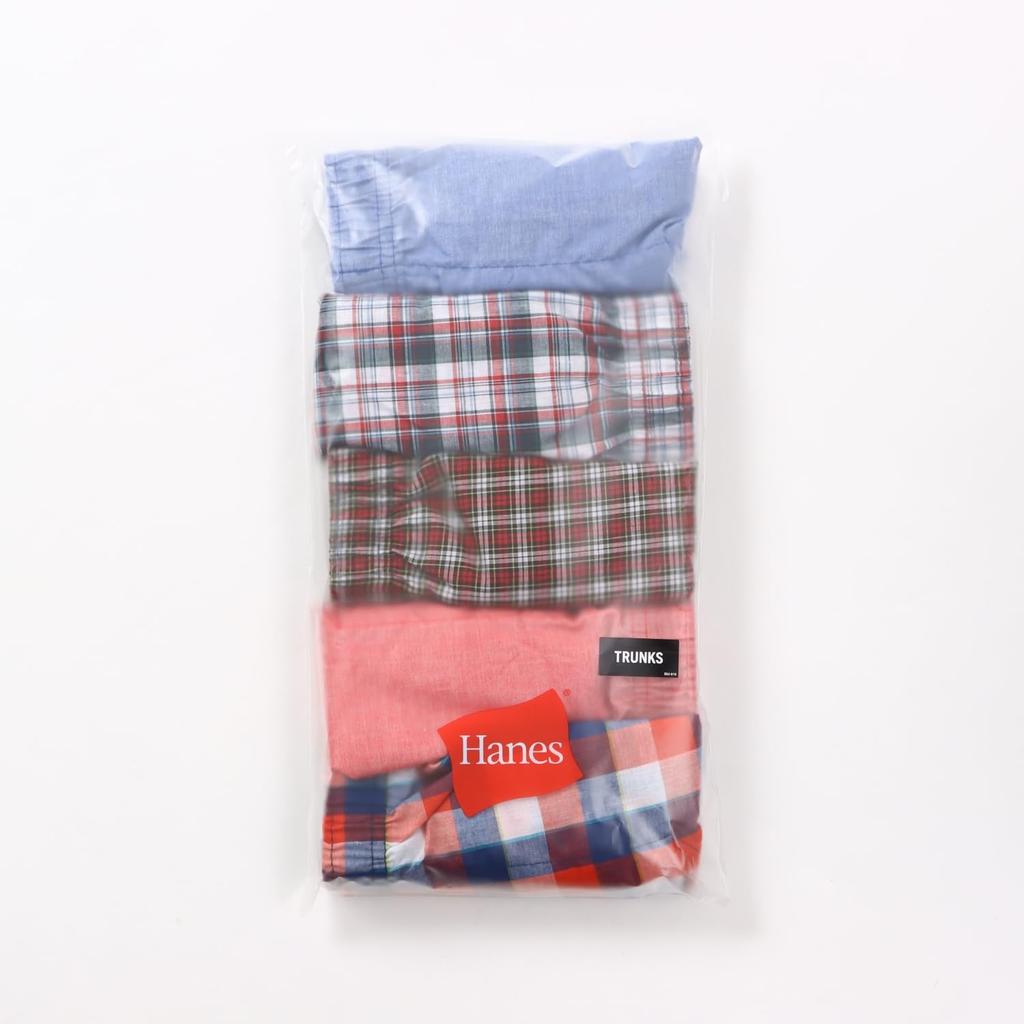 Hanes Fresh IQ и трусы-боксеры L разных размеров, 5 штук, антибактериальные, дезинфицирующие, чистые, дезодорирующие, с передним разрезом, мужские, размеры, (HM8ET703J)