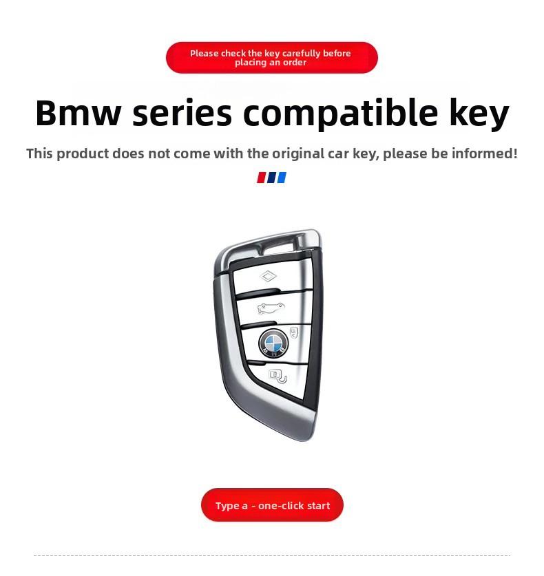 Zinc Alloy Car Key Case Cover for BMW X1 X3 X4 X5 F15 X6 F16 G30 7 Series G11 F48 F39 520 525 f30 118i 218i 320i Car Accessories ir2