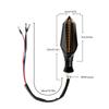1Pair 12V LED Motorcycle Turn Signal Lamp Sequential Flowing Flash Lights Indicator Lights Running Light Motorcycle Tail Lights