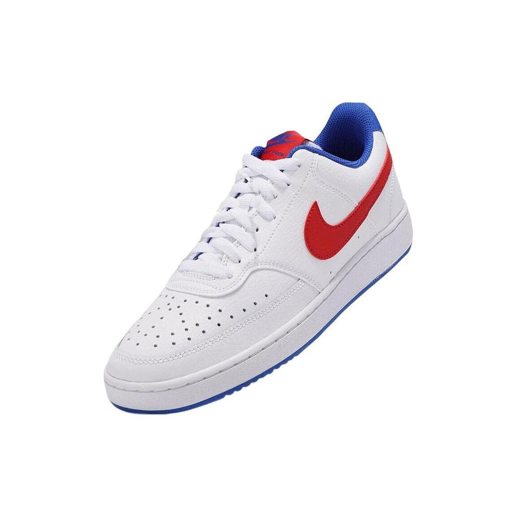 Nike Court Vision Low White University Красные мужские кроссовки DB5945-161