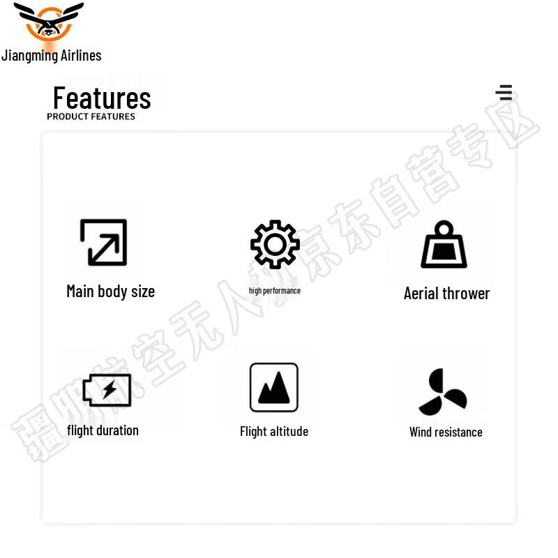 Jiangming Aviation Coaxial Dual-Rotor Drone Series (CN version)