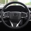 Для Honda Civic X 10-го поколения 2016 2017 2018 2019 2020 2025 Накладка на панель рулевого колеса Отделка Наклейка Аксессуары для интерьера автомобиля
