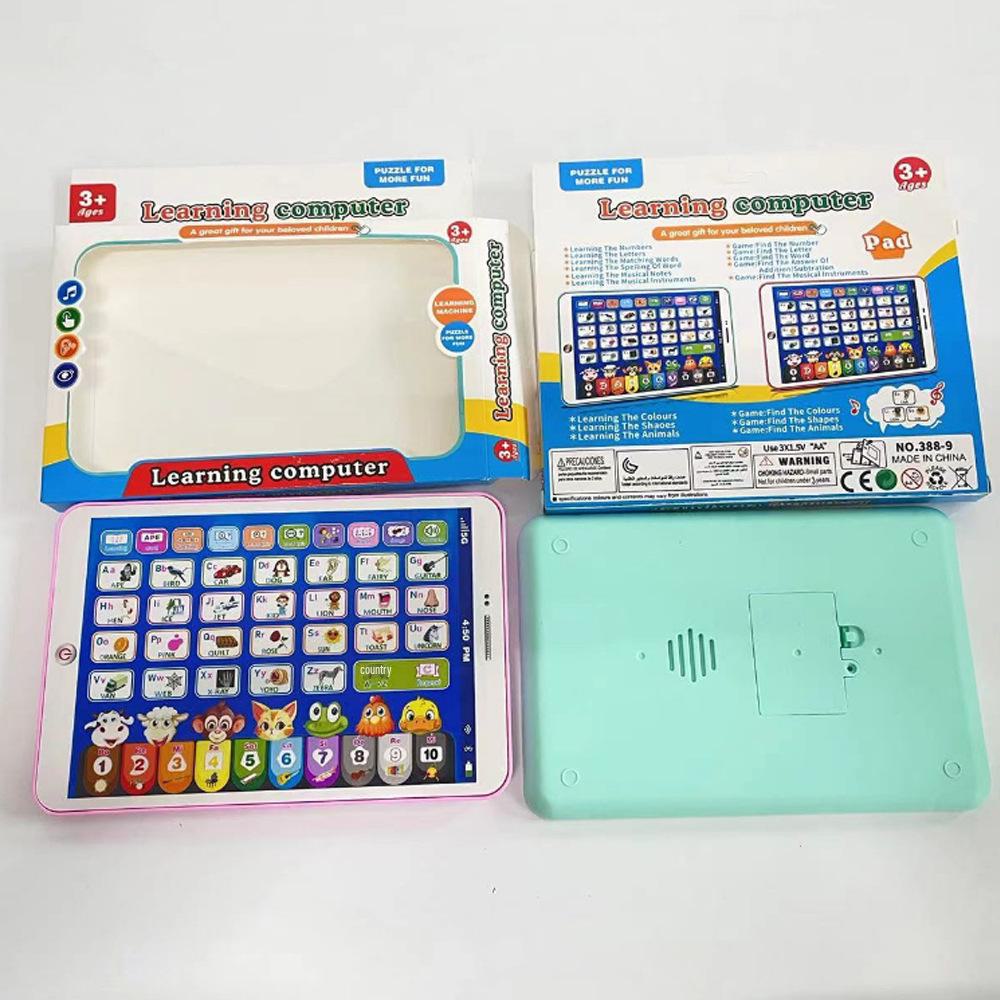 Bilingual Learning Tablet: Touchscreen Educational Toy for Kids with Stories & Games