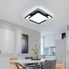 Современный светодиодный потолочный светильник для гостиной, спальни, столовой, кухни, дома, ресторана, квадратная люстра, светильники