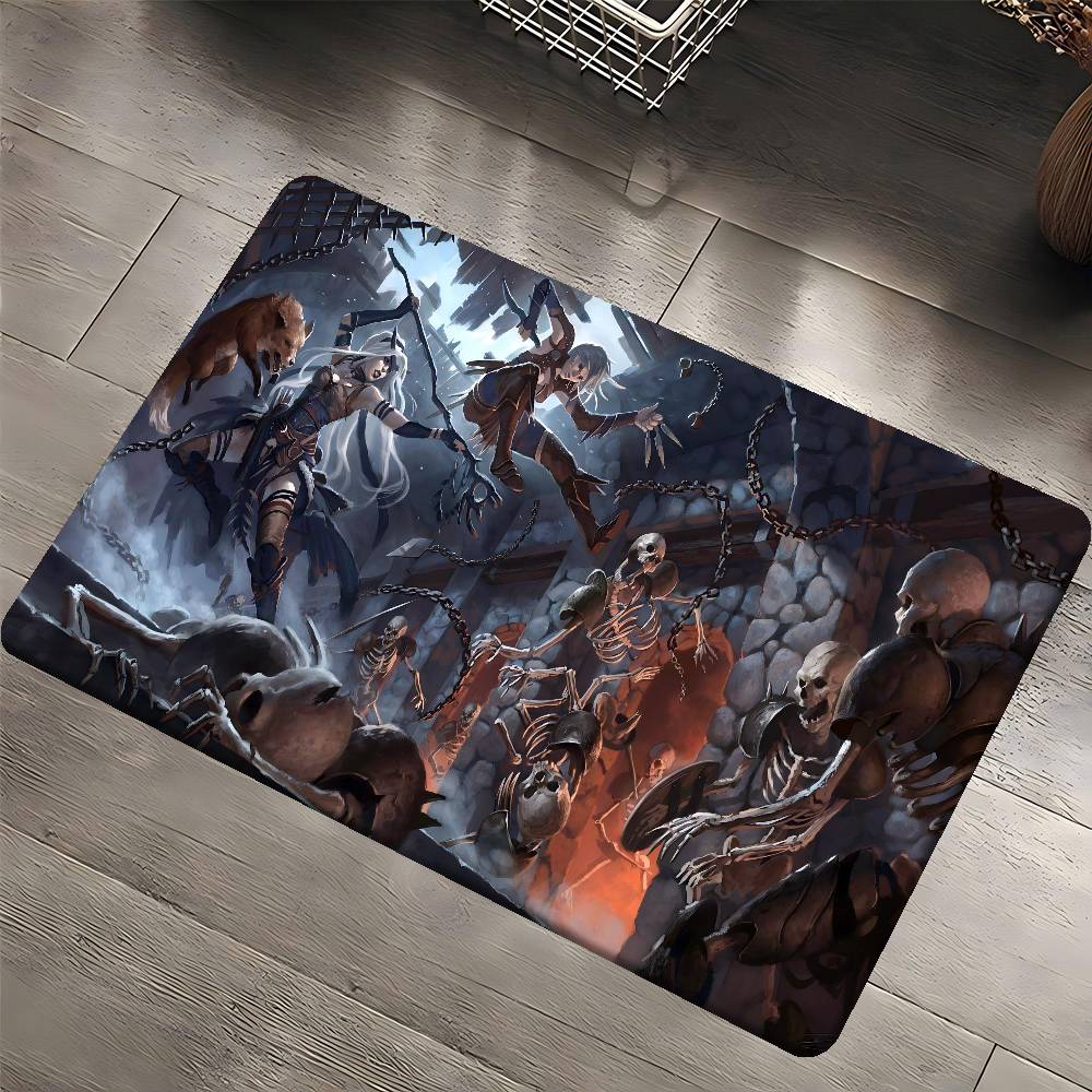 Dungeons And Dragons Entrance Door Mat Nordic Style Home Doormat Bathroom-Toilet Mats Bedroom Hotel Decor Mat