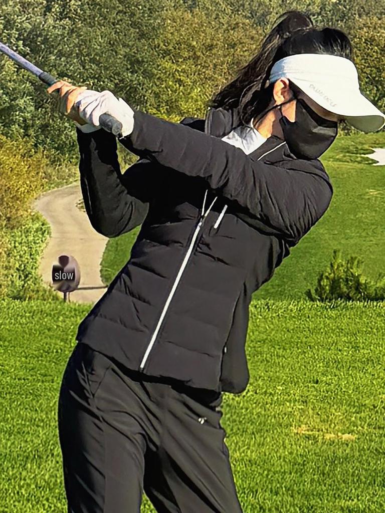 TASHI GOLF Женский зимний теплый стройнящий пуховик и комплект брюк с высоким поясом на флисе