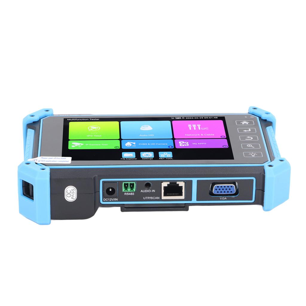 IPC5200Plus Тестер коаксиального видеонаблюдения .4-дюймовый сенсорный экран Автоматический тестер HD-видеомонитора для AHD CVI