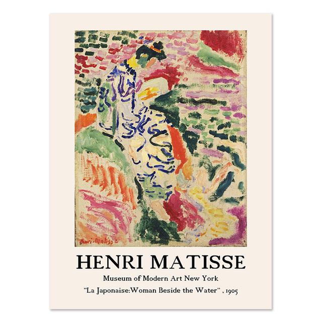 Vintage Henri Matisse Retro Posters Prints Abstract Wall Art Landscape Canvas Painting Gallery Pictures Living Room Home Decor