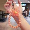 Crystal Color Mobile Phone Lanyard Wrist Strap Women's Hand-held Chain Short Anti-lost Cell Phone Case Cute Lanyard Key Pendant