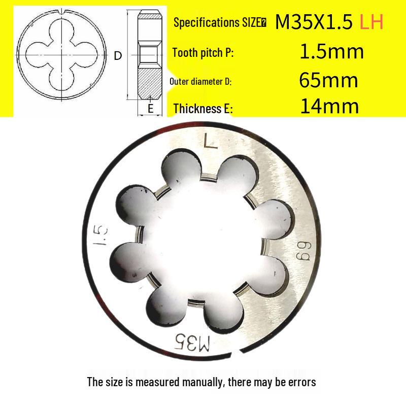 Набор круглых плашек и метчиков M31-M35 x 3.5 to 1.25, Правая и Левая Резьба