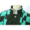 Tanjirou Kamado Cosplay Anime Demon Slayer Kimetsu No Yaiba Cosplay Costume Uniform Haori Kimono Wig Suit Halloween Adult Child